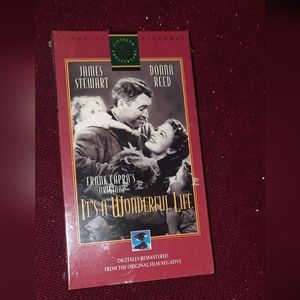 🍀3/15 🆕️ It a Wonderful Life Christmas VCR Movie